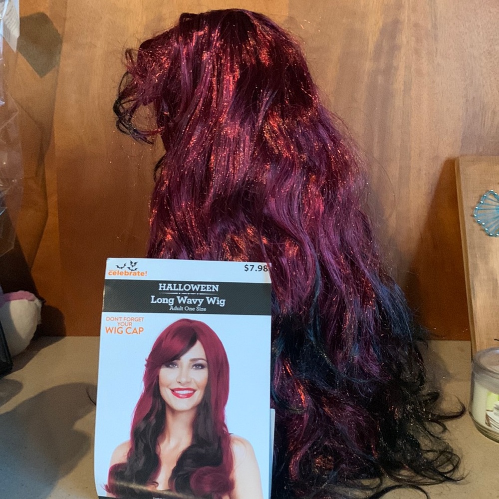 Red & Black Wig